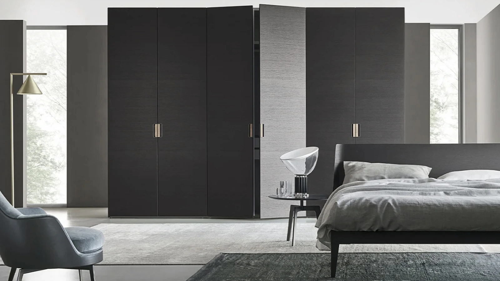 Armadio Anta Liscia con maniglia Deluxe di Sangiacomo