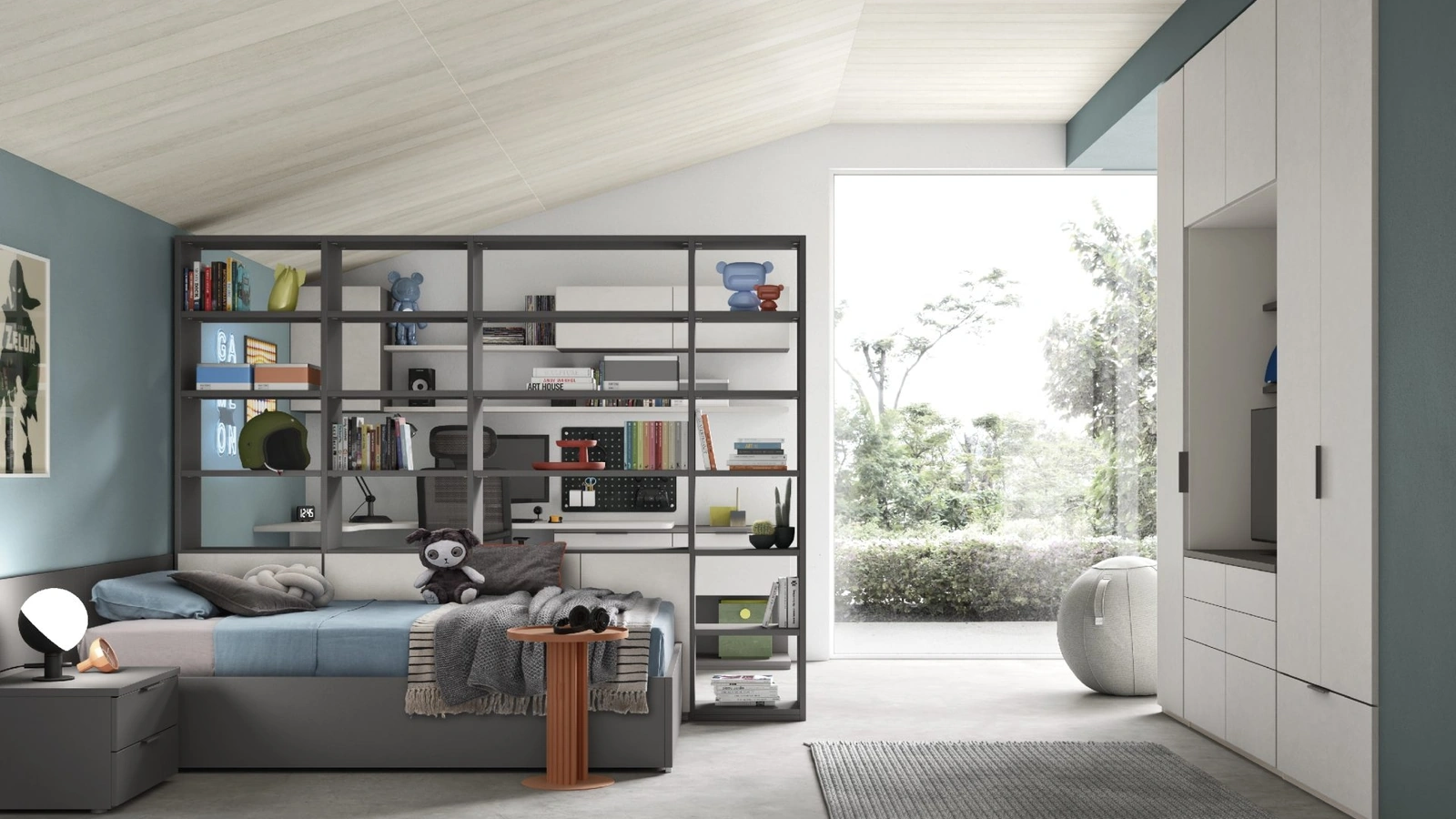 Cameretta componibile Composizione 101A di Furlan