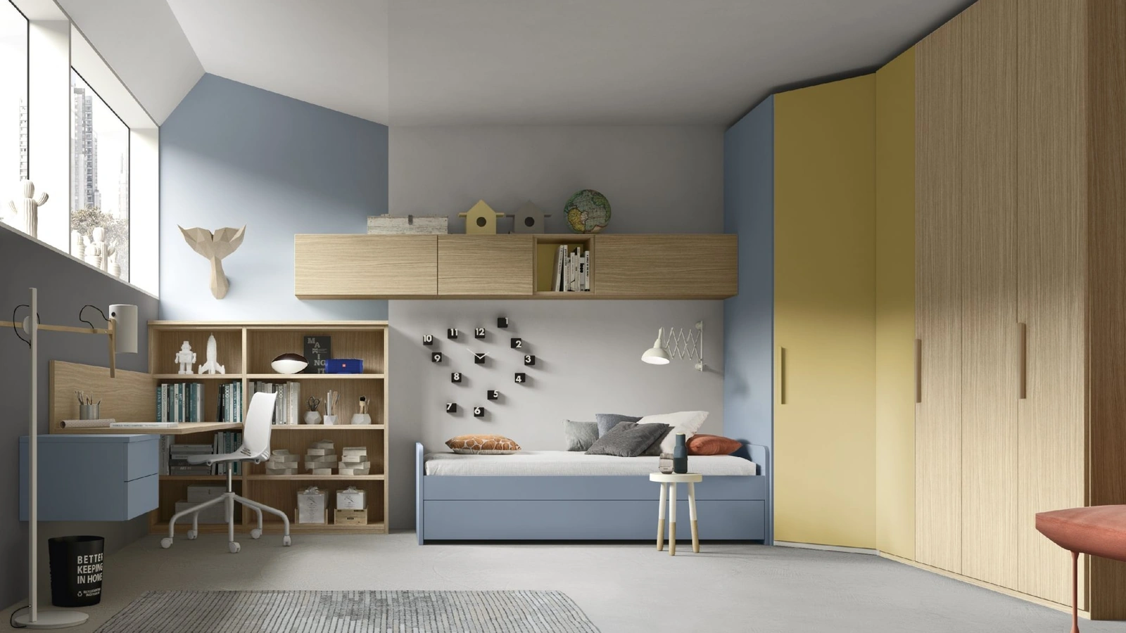 Cameretta componibile Composizione 108A di Furlan