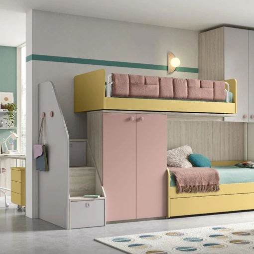 Cameretta a soppalco Composizione 110A di Furlan