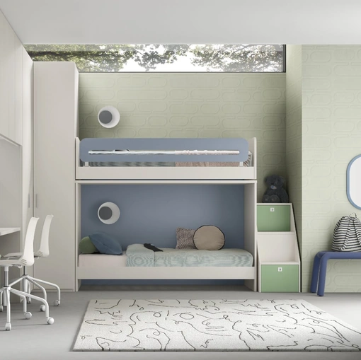 Cameretta con letti a castello Composizione 111A di Furlan