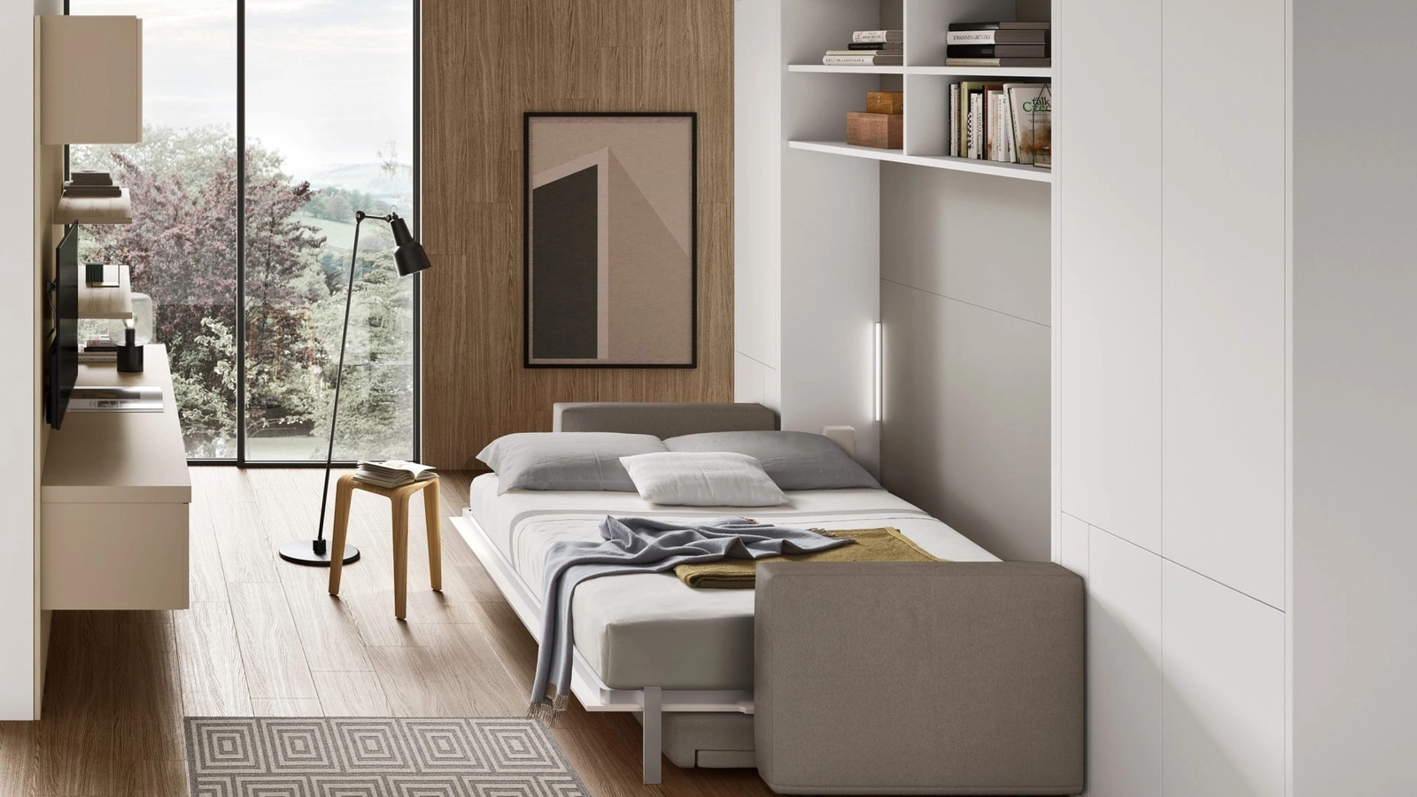 Cameretta salvaspazio Level alto R140 di Furlan