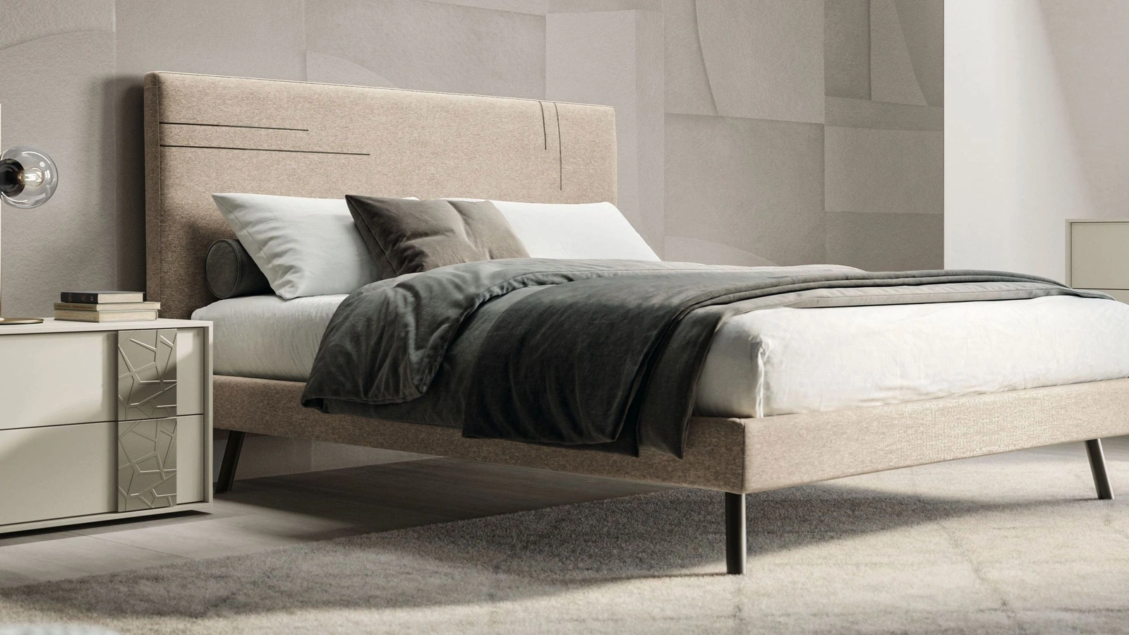 Comodino Metrolis New di Spagnol Mobili