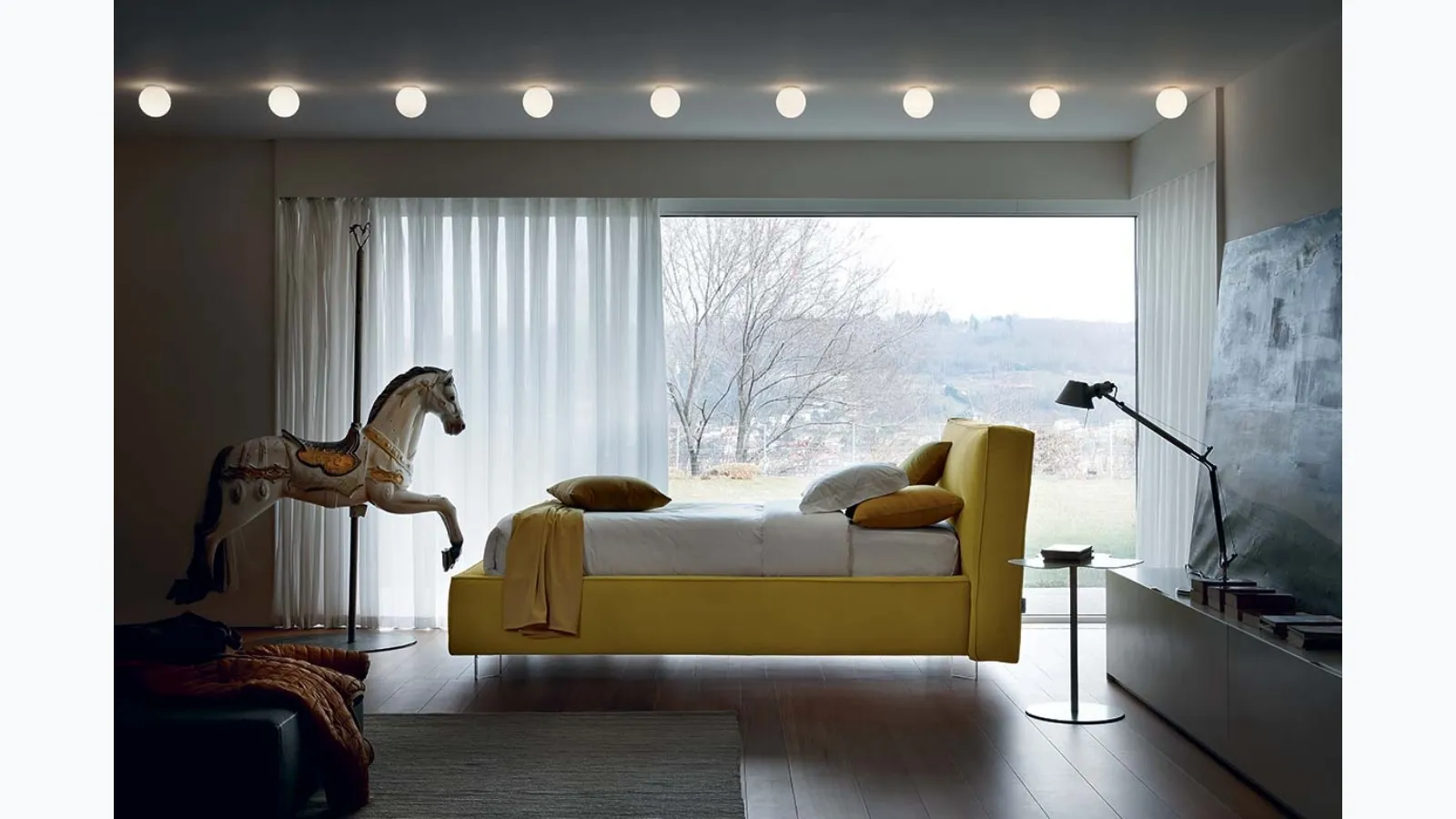 Letto matrimoniale Elena di Bontempi Letti Design