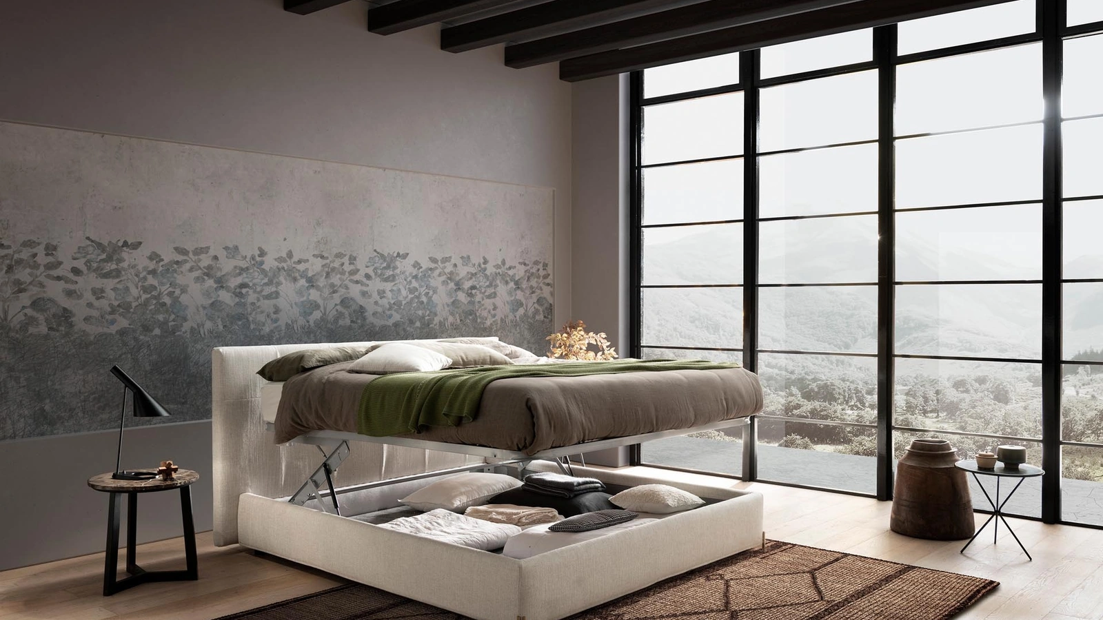 Letto matrimoniale con contenitore Maia di DHome