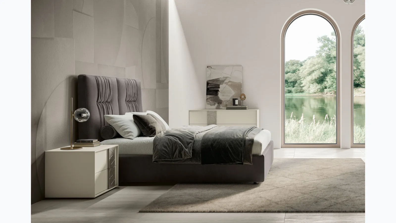 Letto Positano di Spagnol Mobili