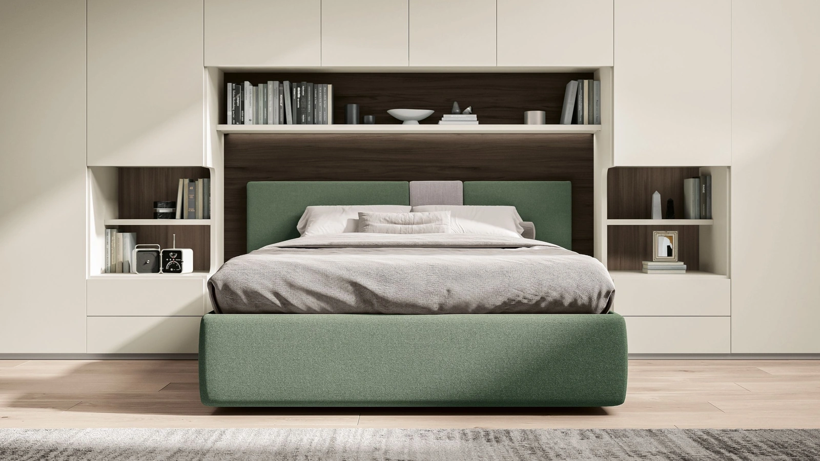 Letto matrimoniale Pentagramma di Spagnol Mobili