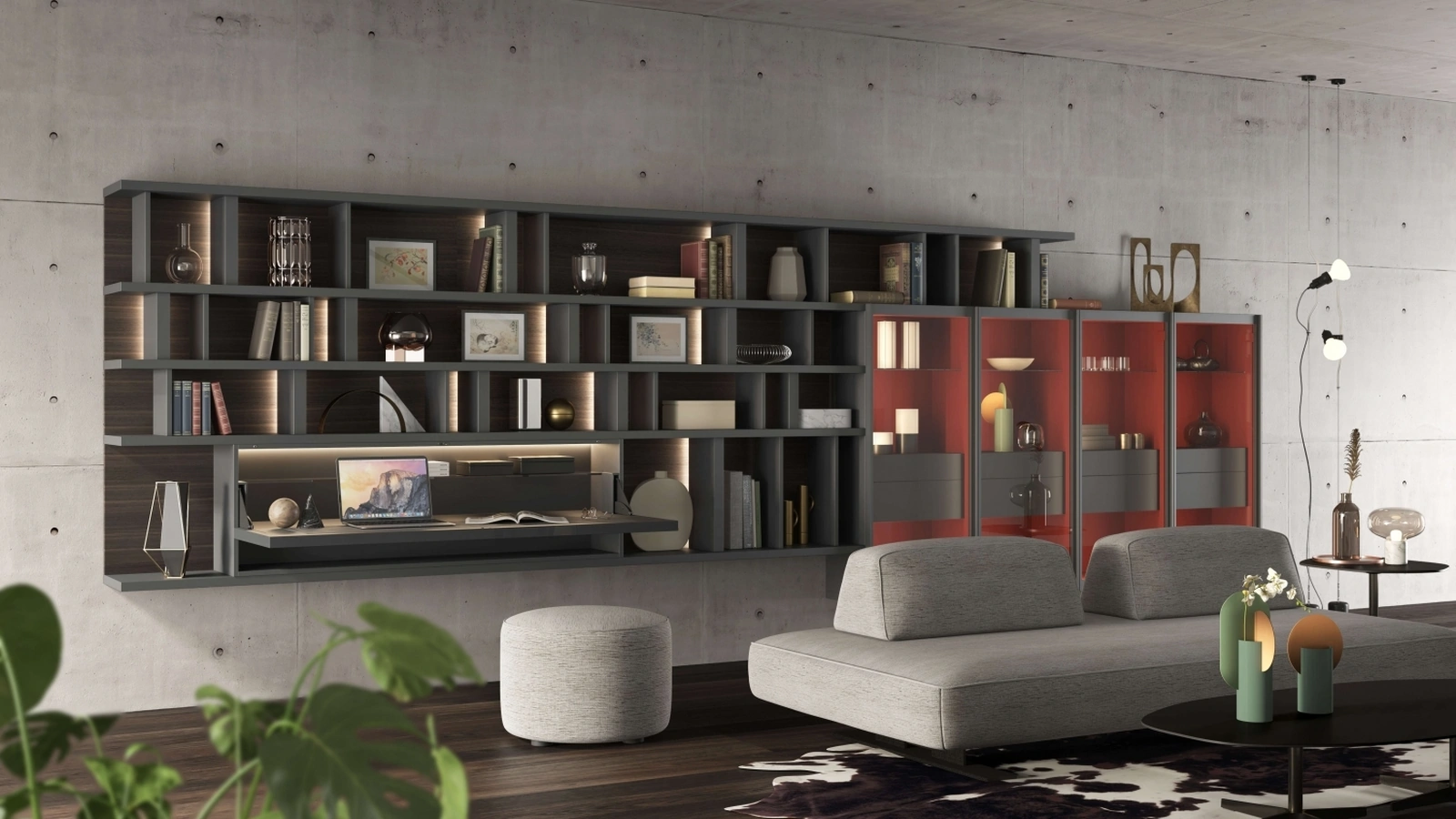 Libreria Home Office 07 di Turati T4