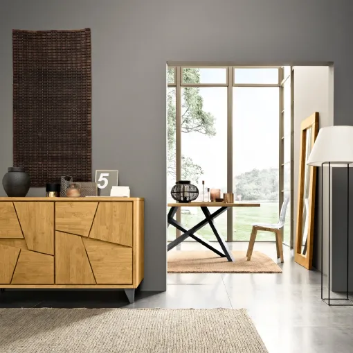 Madia Special Oak a due ante di FGF Mobili