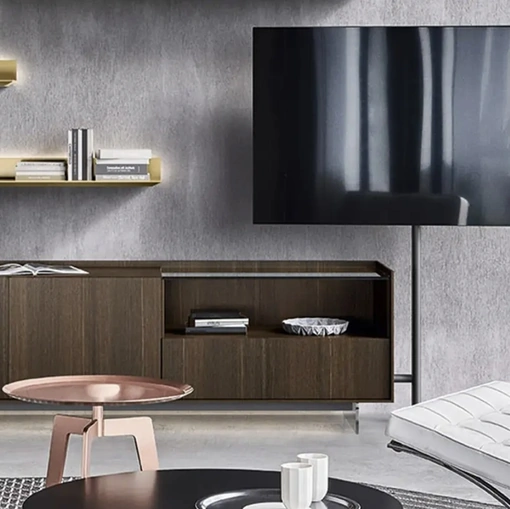 Mobile Porta Tv in Rovere Tv Video di Sangiacomo