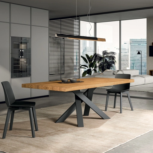 Tavolo in legno Foxi di FGF Mobili