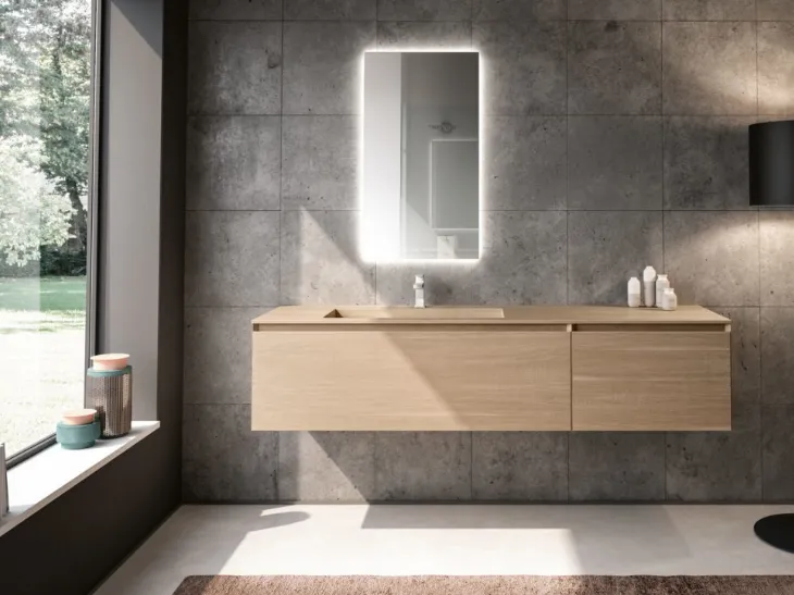 Mobile Bagno in laminato Rovere Extreme 04 di GB Group