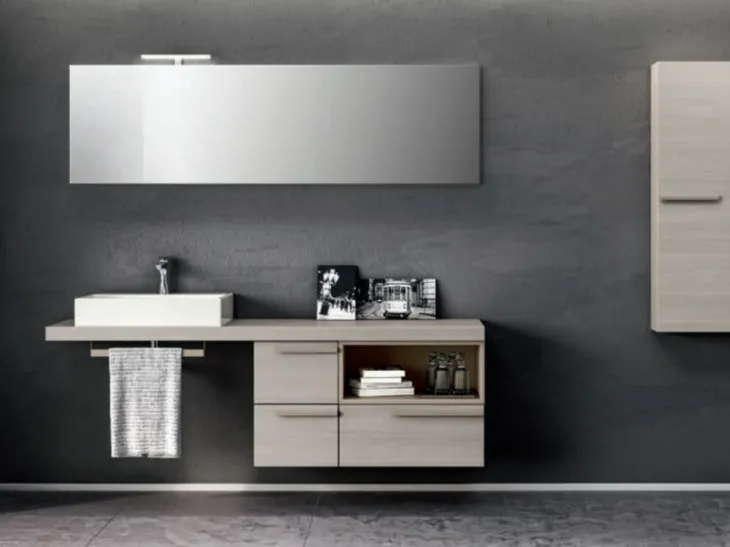 Mobile da Bagno sospeso moderno Matrix 06 di GB Group