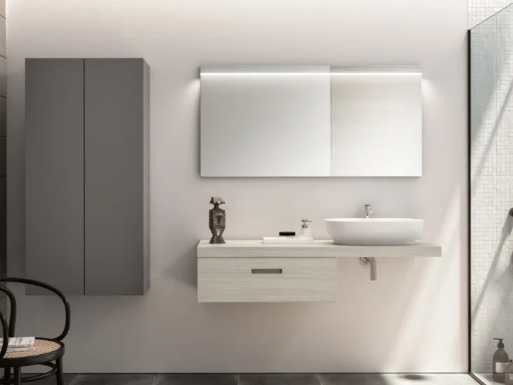 Mobile Bagno sospeso in essenza Vintage Avana Moon 06 di GB Group