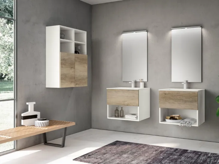 Mobile Bagno di design sospeso Open 05 di GB Group