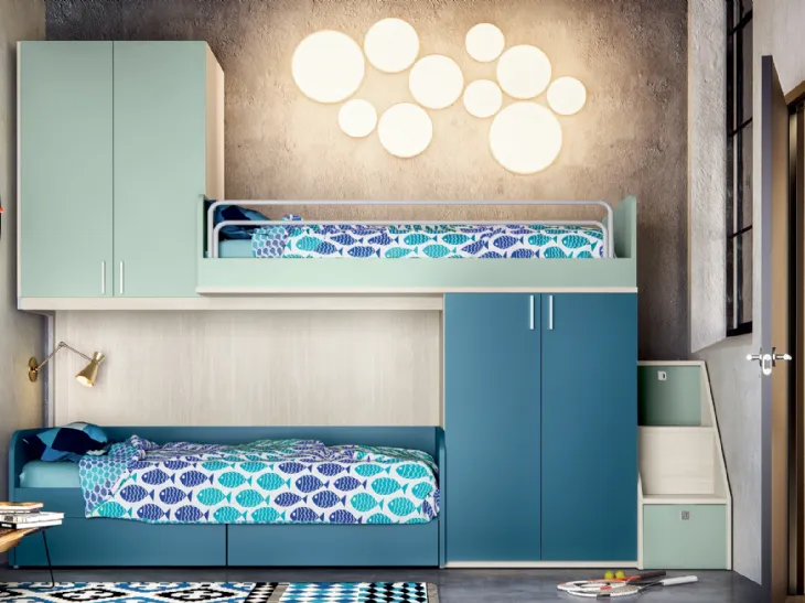 Cameretta Composizione Denim ed Acqua di Furlan