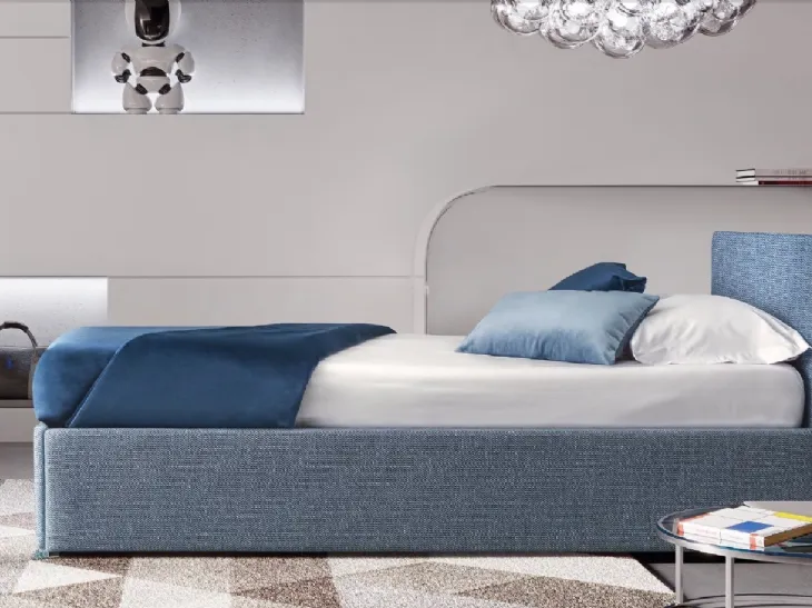 Letto Gelsomino in tessuto con letto estraibile di Le Comfort