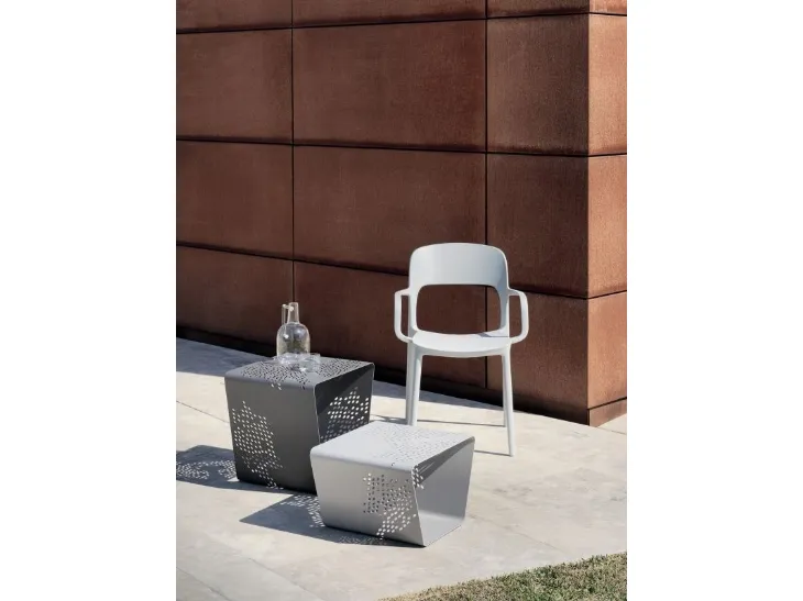 Sedia da giardino impilabile Gipsy Outdoor in polipropilene e fibra di vetro di Bontempi